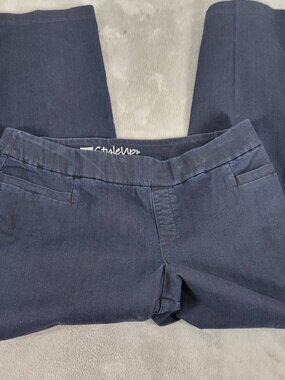 Lee Style Up Women 20W Indigo Blue Jeans Dark Wash Cotton Denim SL62E